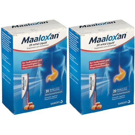 MAALOXAN Liquid Bei Sodbrennen Mit Magenschmerzen 2x20x10 Ml Shop