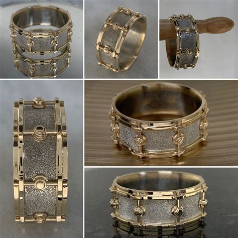 Drum Jewelry Musicianrings By Atlas Jewelry Music Jewelry Drums