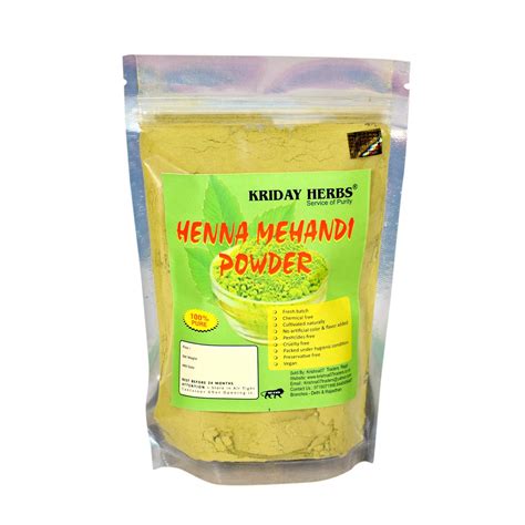 Buy Kriday S Pure Henna Powder Al Heena Mehendi Powder Naturally