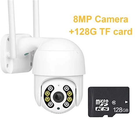4k 8mp Wireless Ip Camera Outdoor Security Ptz Camera 4mp Hd Auto
