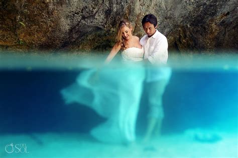 Riviera Maya Photography Cenote Trash the Dress - Judith and Jon - Del ...