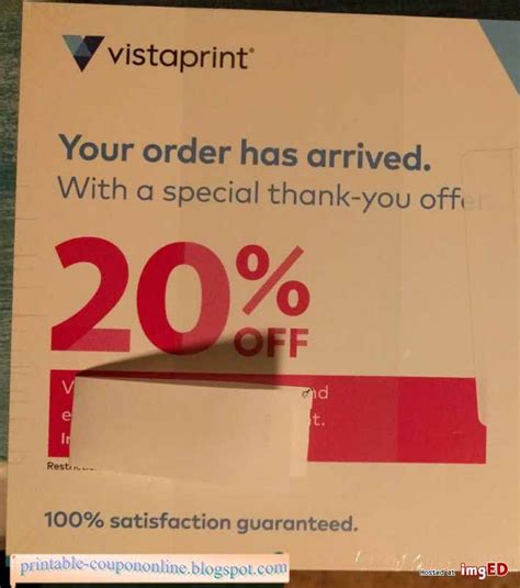 Printable Coupons 2018: Vistaprint Coupons