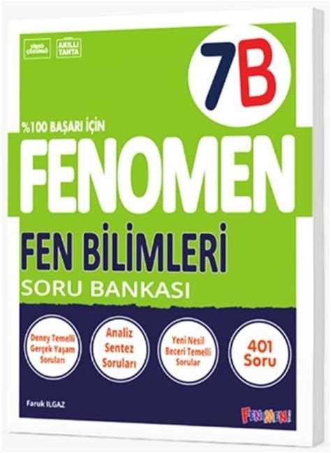 Fenomen Okul Yay Nlar S N F Fen Bilimleri B Fenomen Soru Bankas