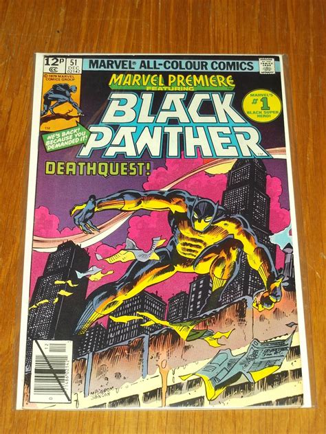 MARVEL PREMIERE 51 BLACK PANTHER VF 8 0 MARVEL COMICS DECEMBER 1979