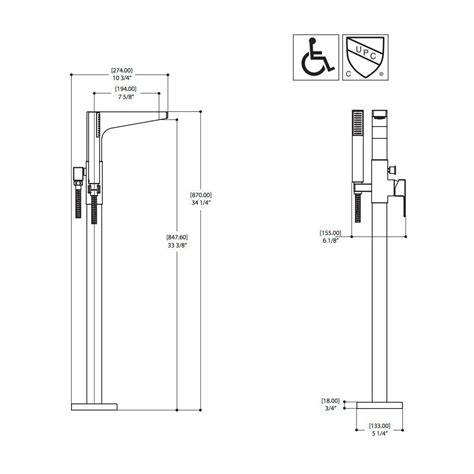 Alt 2078741 Riga Floormount Tub Filler W Handshower Electro Black