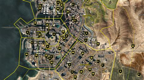 Cyberpunk 2077 Mapa Interactivo De Night City Con Todos Los Secretos