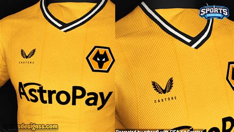 A Closer Look At The Wolves 23 24 Home Kit Elegant Design Revealed
