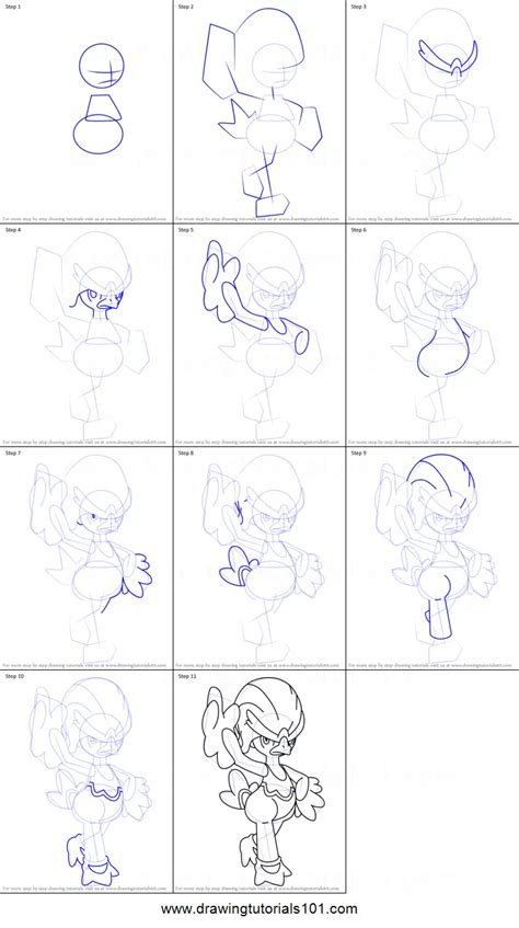 How to Draw Quaxwell from Pokemon (Pokemon) Step by Step ...