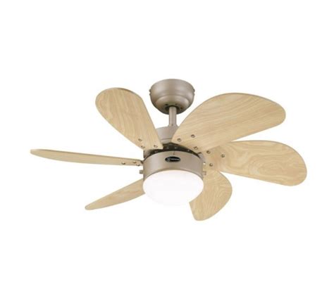 Turbo Swirl 30 Westinghouse Titanium Ceiling Fan With Light