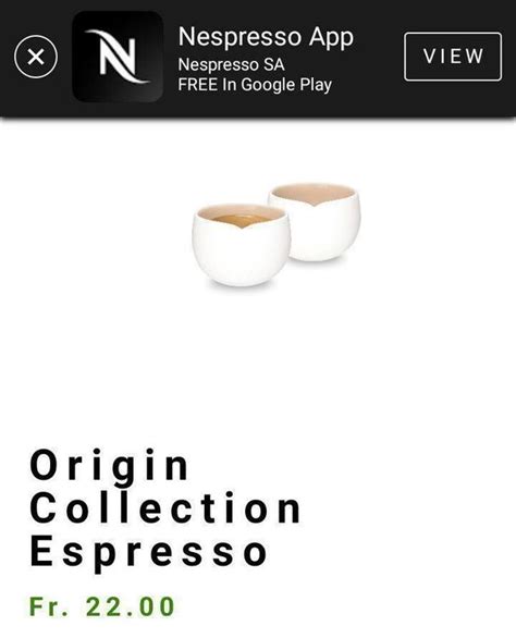 Nespresso 2 Tassen Origin Espresso Kaufen Auf Ricardo