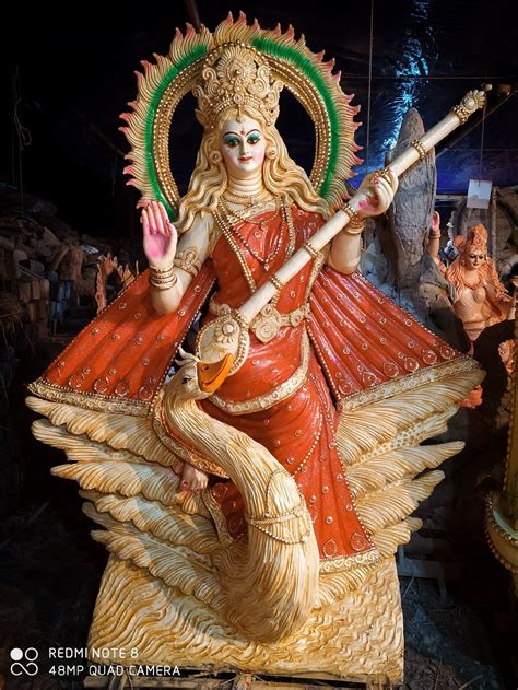 Jai Maa Saraswati Saraswati Murti Saraswati Goddess Durga Kali Ma