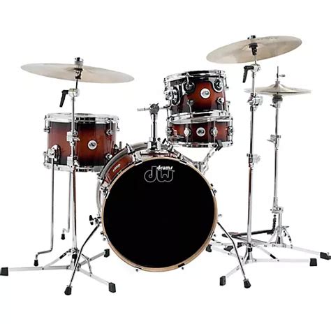 Dw Design Series Mini Pro 4 Piece Shell Pack With A 18 Inch Bass Drum Guitar Center