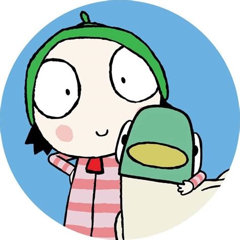 Sarah and Duck Official | Sarah duck, Old cartoons, Cute icons