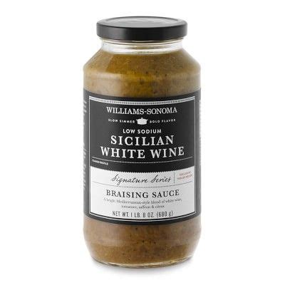 Williams Sonoma Low Sodium Braising Base Sicilian White Wine Gourmet