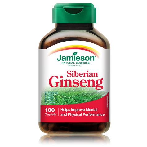 Siberian Ginseng 650 Mg 100 Caplets Farjam Holdings Ltd