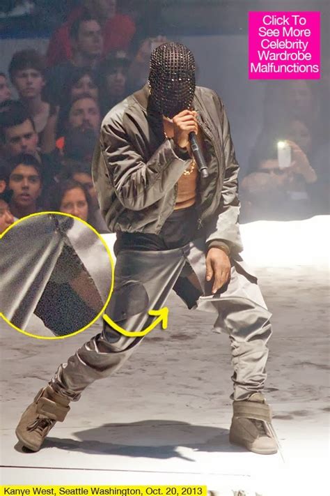 Kanye Wests Wardrobe Malfunction Exposes Crotch During Yeezus Tour