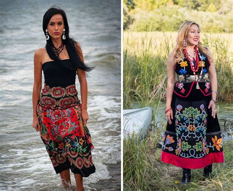 Minnesota Maker Delina White S Native Fashions Are A Runway Hit