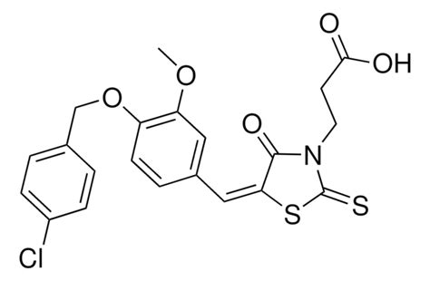 3 5E 5 4 4 CHLOROBENZYL OXY 3 METHOXYBENZYLIDENE 4 OXO 2 THIOXO