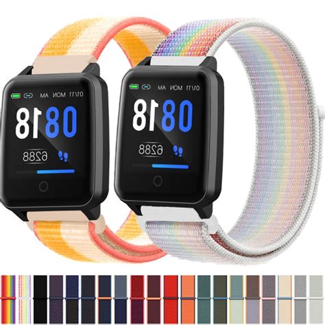 Nylon Loop Strap For Axtro Fit Smartwatch Accessories Wristband