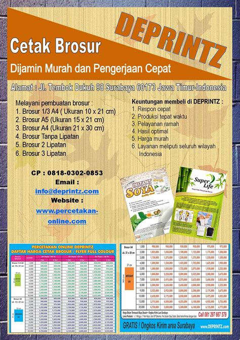 Contoh Brosur Promosi Produk Homecare24