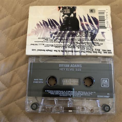 Bryan Adams The Only Thing That Looks Good On Me Is You Cassette Single