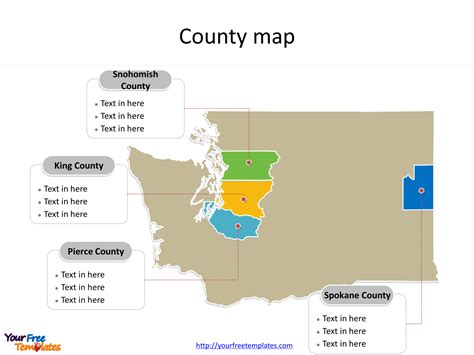 Washingtoncountymap Free Powerpoint Template