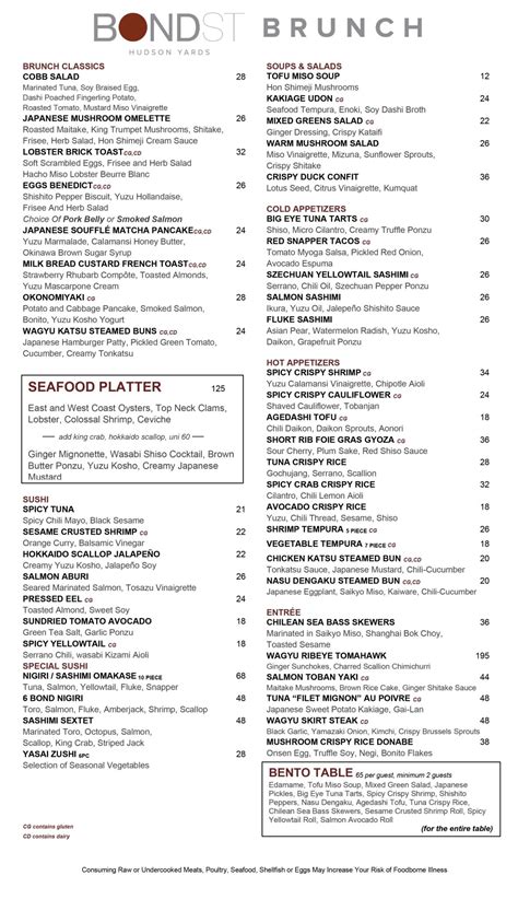 Hudson Yards Bondst Restaurant