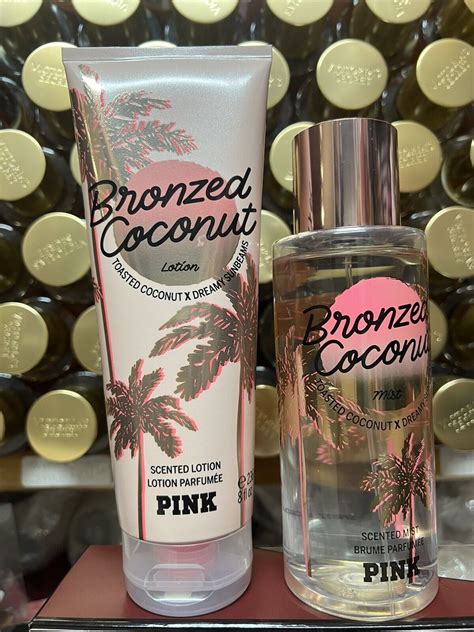 Victorias Secret Pink Bronzed Coconut Mist And Lotion 8 Fl Oz New Set