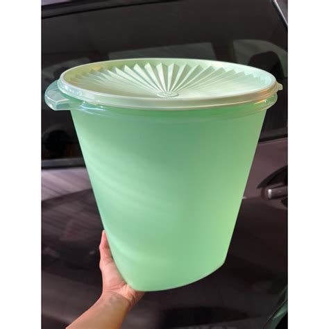 Jual Toples Krupuk Tupperware Maxi Canister 10 Liter Mint Per Pcs