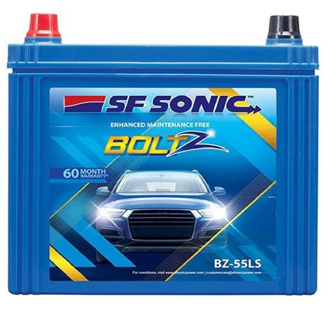 Capacity 45Ah SF Sonic Boltz BZ 55LS Car Battery At 6850 In Aurangabad