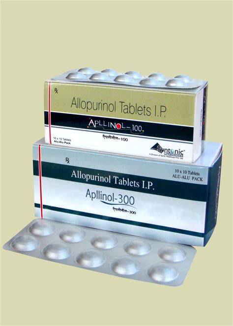 Allopurinol 100mg Tablets At Rs 299strip In Mohali Id 11554502562