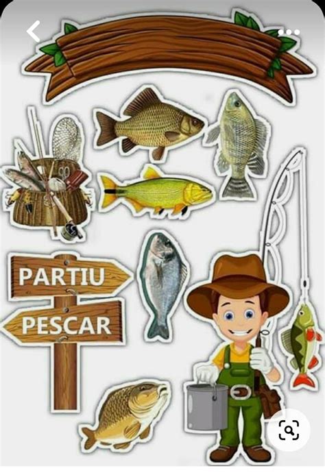 Topo De Bolo Pescador Para Imprimir Festa De Arte Artofit