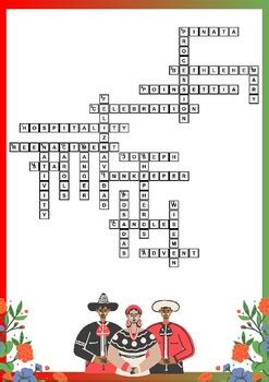 Los Posadas CrossWord Puzzle Activity Worksheet By Mr URE TPT