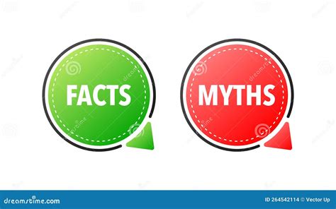 Facts Vs Myths Fact Checking Check Mark Fake News Rumors Comparing