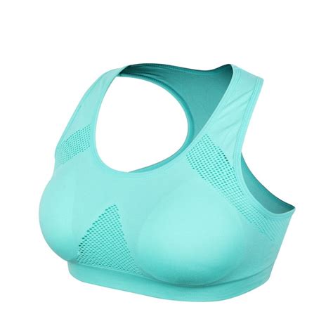 Veqking Women Breathable Sports Braabsorb Sweat Shockproof Padded Sports Bra Topathletic Gym