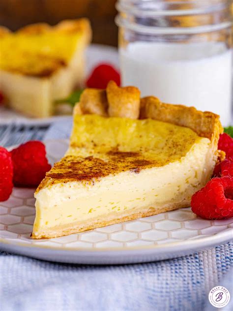 Egg Custard Pie Recipe Belly Full