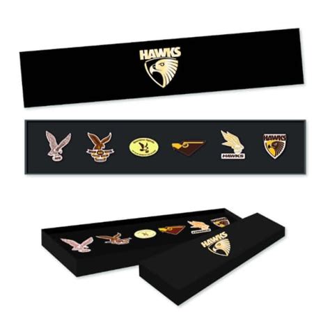 Hawthorn Hawks Afl Pin Logo Set Savvysupporter