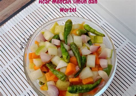 Resep Acar Mentah Timun Dan Wortel Oleh Erlina Cookpad