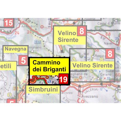 Cammino Dei Briganti Landkartenschropp De Online Shop