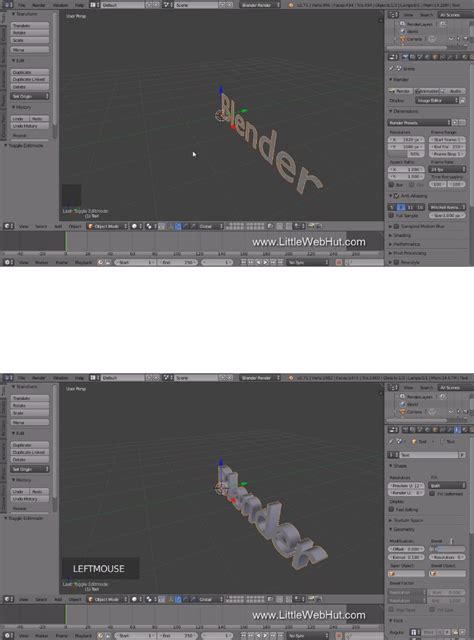 Cara Membuat Animasi Sederhana Di Blender 3D Software Jujari