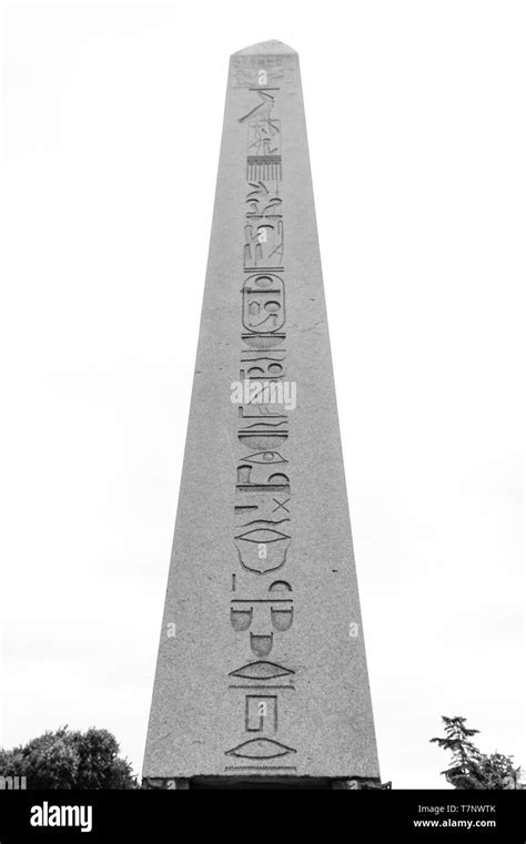 The Obelisk Of Theodosius Ancient Egyptian Obelisk Of Pharaoh Thutmose Iii In Istanbul Turkey