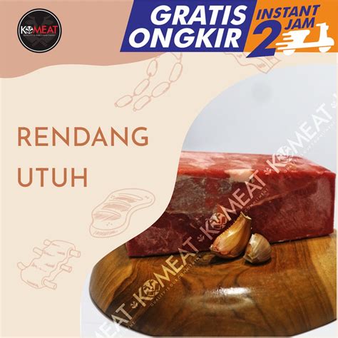 Jual Daging Sapi Potongan Rendang Utuh 1kg Shopee Indonesia