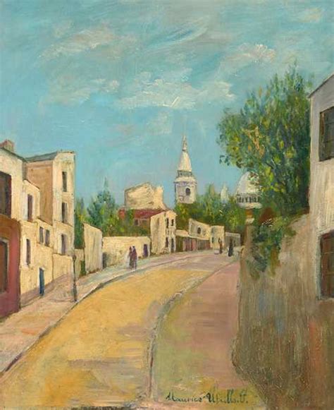 Maurice Utrillo Rue De Labreuvoir à Montmartre Um 190304