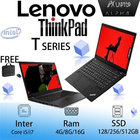 Jual Laptop Lenovo Thinkpad T Series Core I3 I5i7 Ram 8gb Ssd 256gb