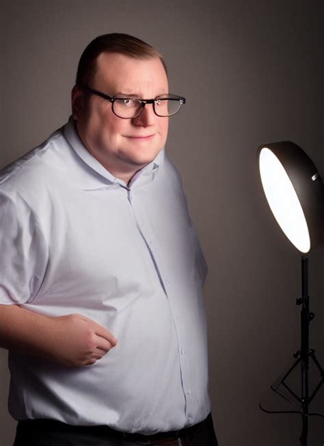 Krea Ai Real Life Peter Griffin Headshot Studio Lighting