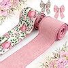 Amazon Hying Rolls Spring Flowers Ribbons For Wreath Bows