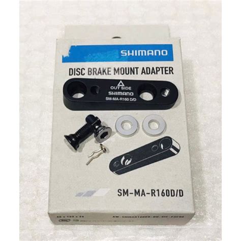 Shimano Sm Ma R D D Disc Brake Rear Flat Mount Adapter Shopee