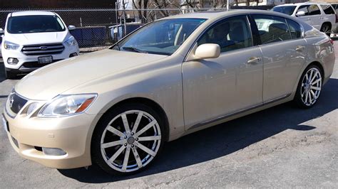 2006 Lexus Gs300 With 20 Inch Custom Chrome Rims And Tires Youtube