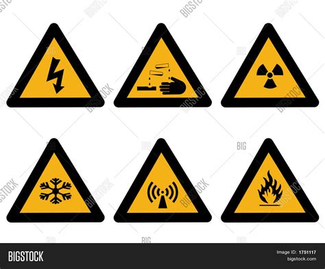 Industrial Hazard Symbols Stock Photo & Stock Images | Bigstock