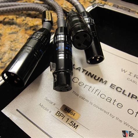 Wireworld Platinum Eclipse Balanced Xlr Pair Meters Photo